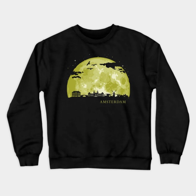 Amsterdam Crewneck Sweatshirt by Nerd_art